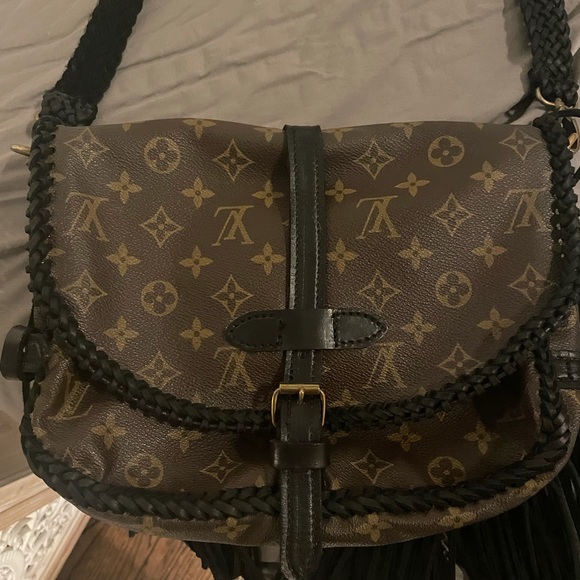 vintage boho satchel crossbody - Picture 4 of 16